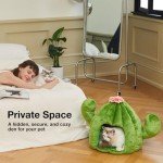 Cactus Cat House with Washable Cushion Pad
