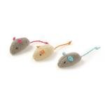 Set of 3 Catnip Mice Toys