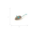 Set of 3 Catnip Mice Toys