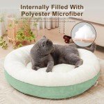 Soft Blue Donut Cat Bed - Love's Cabin