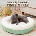 Soft Blue Donut Cat Bed - Love's Cabin
