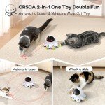 ORSDA 2-in-1 Interactive Laser Cat Toy
