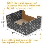 Durable Cardboard Cat Scratcher Box and Bed