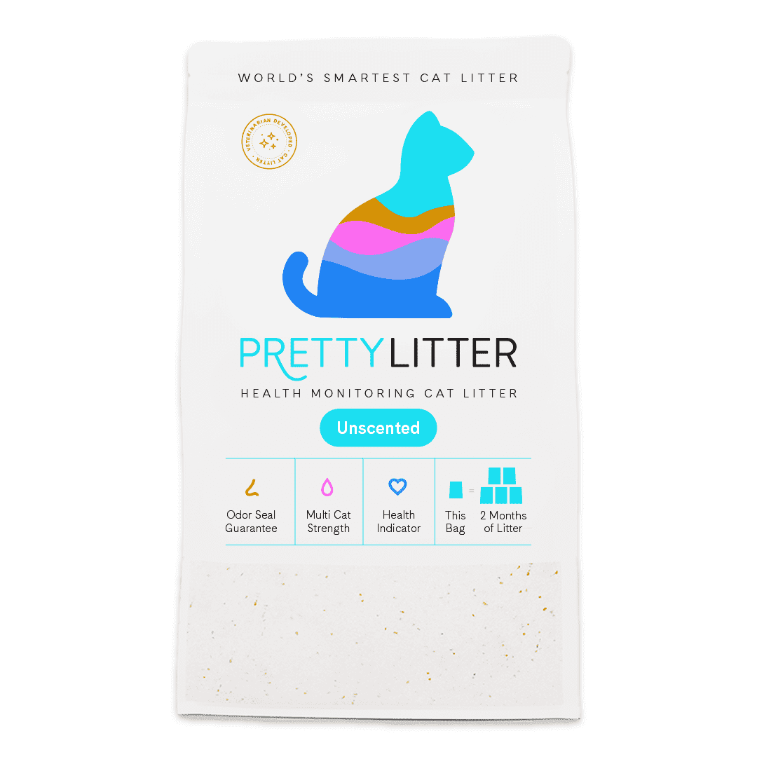 PrettyLitter Health Monitoring Cat Litter, 8lb