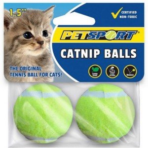 Petsport Usa Inc. Catnip Balls Cat Toy, 2 Count