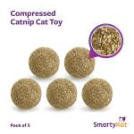 SmartyKat Catnip Kiss Compressed Ball Toy
