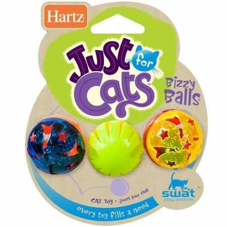 Hartz Bizzy Balls Cat Toy for All Breeds