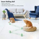 LED Light Interactive Rotating Cat Toy Ball