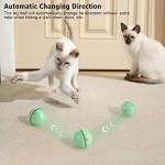 LED Light Interactive Rotating Cat Toy Ball