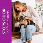 Natural Wood Clumping Cat Litter for Long-Hair Breeds