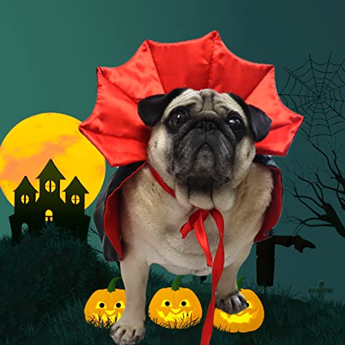 Vampire and Witch Pet Cape Costume for Halloween