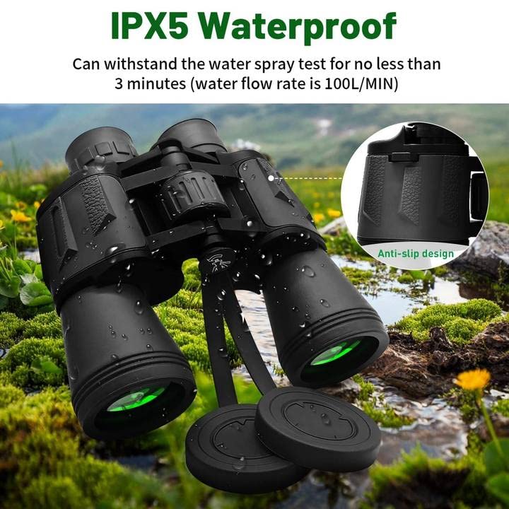 HD Waterproof Binoculars for Birdwatching and Hunting
