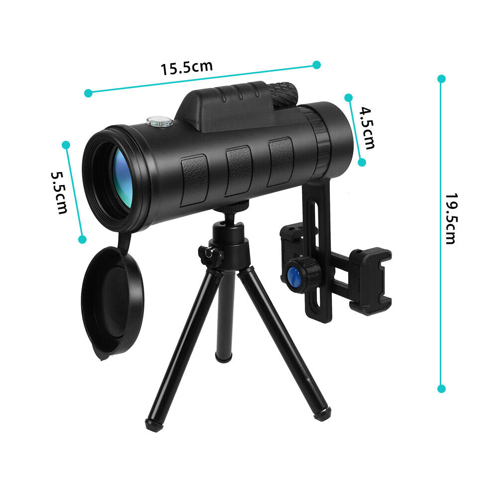 80x100 HD Monocular Telescope with Night Vision