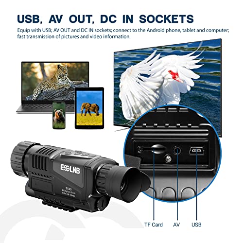 Night Vision Monocular 5X40 with Photo and Video