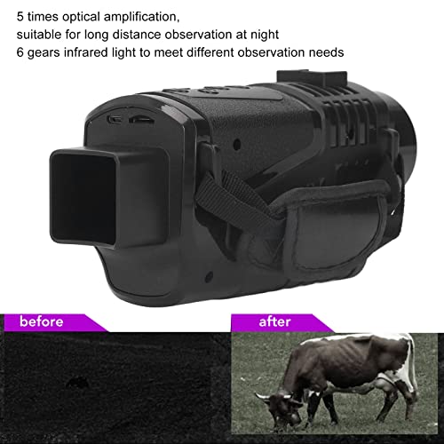 Luqeeg 1080P Night Vision Monocular with 5X Zoom