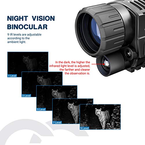 Night Vision Monocular 5X40 with Photo and Video