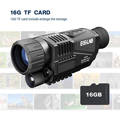 Night Vision Monocular 5X40 with Photo and Video