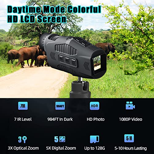 SKYXIU 1080p Digital Night Vision Monocular