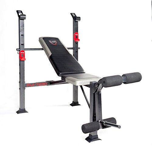 CAP Barbell Standard Weight Bench - Black/Red