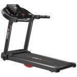 Foldable 2.5 HP Silent Treadmill with Heart Monitor
