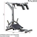 Body-Solid Squat and Calf Raise Machine