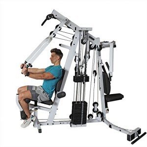 Body-Solid Multi-Station Home Gym with 210lbs Weight Stack