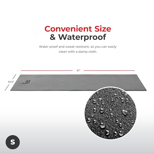 Sunny Health & Fitness Treadmill and Workout Mat