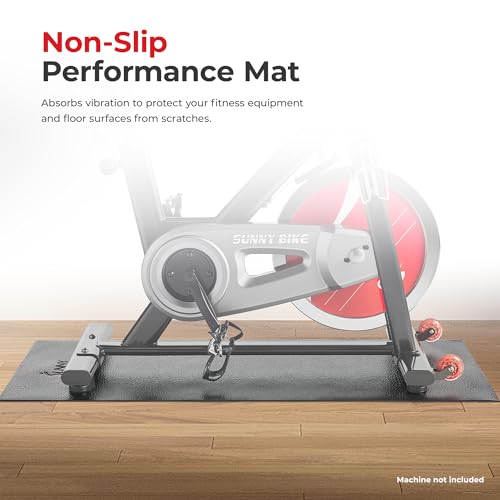 Sunny Health & Fitness Treadmill and Workout Mat