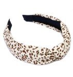 Leopard Print Knotted Hairbands - 4PC Set