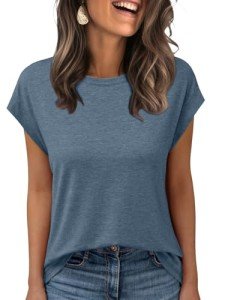 Cute Blue Summer Top for Women 2025