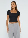 Trendy Women's Crop Top - Y2K Style