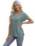 Stylish Green Summer Blouse for Women