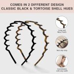 Kitsch 90s Zig Zag Headbands - 2 Pack