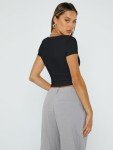 Trendy Women's Crop Top - Y2K Style