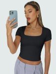 Trendy Women's Crop Top - Y2K Style