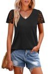 Trendy Black Summer Tops for Women under $10