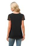 Trendy Black Summer Tops for Women under $10