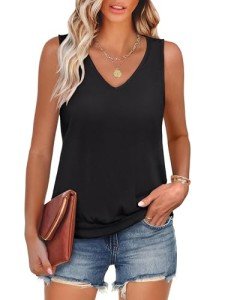 Cute V-Neck Summer Tank Top for Women