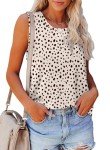 Leopard Print Summer Tank Tops for Women