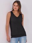 ANRABESS Women's Summer V Neck Tank Top