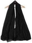 Woogwin Lightweight Fashion Scarf Wrap (Black)