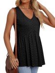 Women's Black Tank Top for Summer Fun