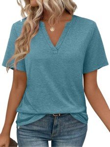 Trendy Summer V-Neck Tops for Women