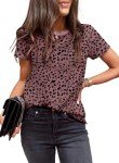 Cute Polka Dot Crewneck Tee for Women