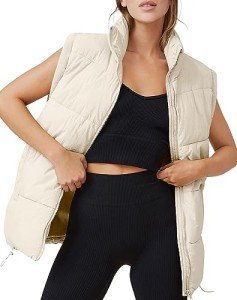 Lightweight Sleeveless Puffer Vest for Women