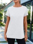 Plus Size Short Sleeve Summer Tops for Women