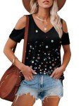 Dazzling Cold Shoulder Blouse for Women