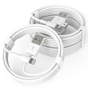 3Pack Apple MFi Certified Lightning Phone Charger Cable