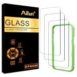 Ailun 3 Pack Tempered Glass Screen Protectors for iPhone 16 Pro