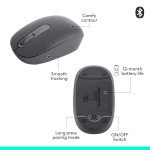 Logitech M196 Compact Bluetooth Wireless Mouse - Graphite